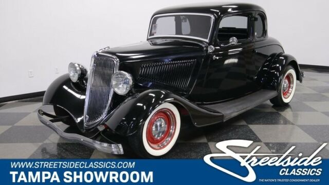 ALL STEEL BODY CRATE 350 V8 700R4 TRANS P/S P/B COLD A/C UPGRADED SUSPENSION 1934 Ford 5-Window --