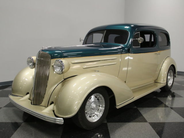 ALL STEEL BODY, NICELY BUILT 355CI MOTOR, WELL BUILT ALL AROUND, RELIABLE ROD! 1936 Chevrolet Sedan