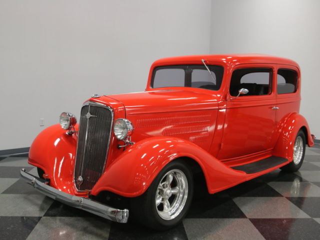 ALL STEEL CHEVY BODY, REBUILT 283CI, REBUILT 700R4 TRANS, A/C, SUPER SLICK ROD! 1934 Chevrolet Master