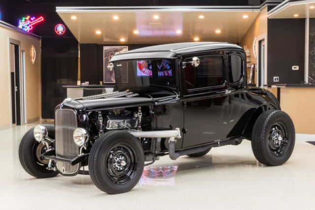 All Steel, Custom Coupe! Ford 331ci Stroker V8, C4 Automatic, Disc, Documented! 1930 Ford Model A