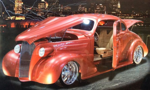 ALL STEEL, FULL CUSTOM, STREET ROD only 2 MILES on the Street 1937 Chevrolet Other Chrome, leather and paint