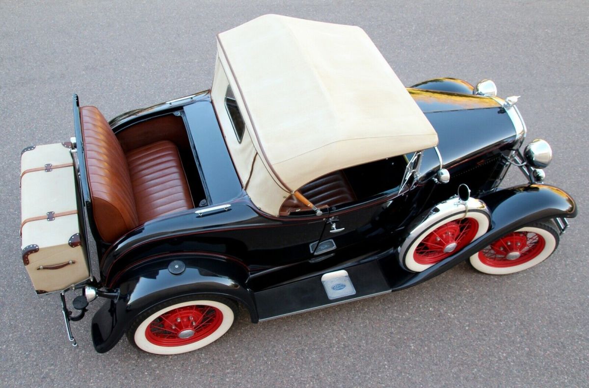 1931 Ford Model A Rumble Seat Deluxe Roadster Oldtimer - photo 6