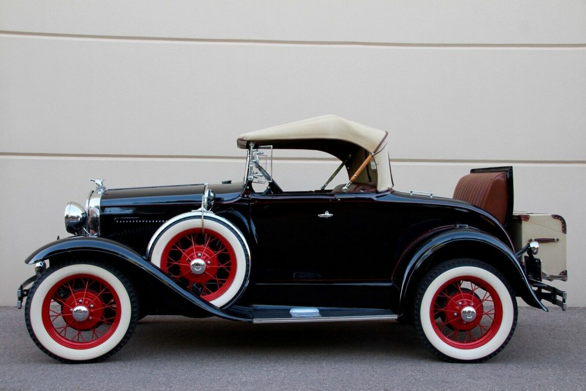 1931 Ford Model A Rumble Seat Deluxe Roadster Oldtimer - photo 7