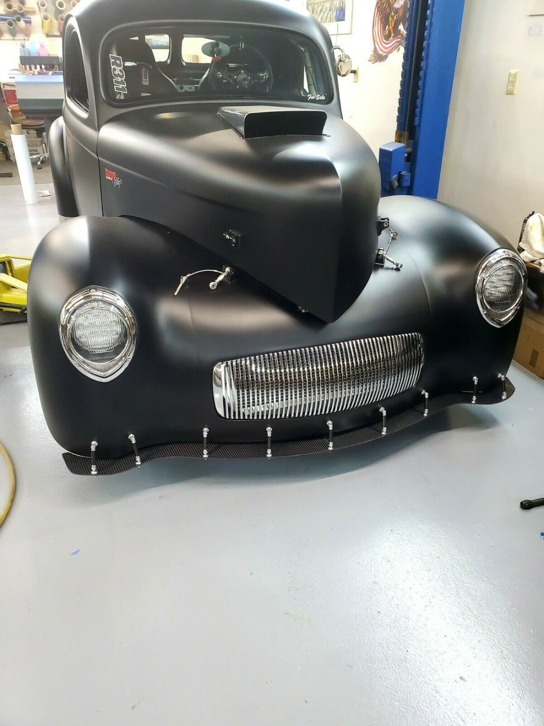 All the best parts went into this build... fun fast hotrod.. 1941 Willys Coupe Street Rod
