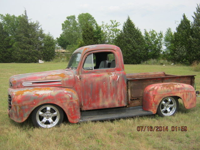 ALL WHEEL DRIVE, PS, 4 WHEEL DISC, 302 FUEL INJECTED, AUTO, TILT RATROD HOTROD!! 1951 Ford F-100 INJ 302 AUTO PS 4 WHEEL DISC DRIVER!!