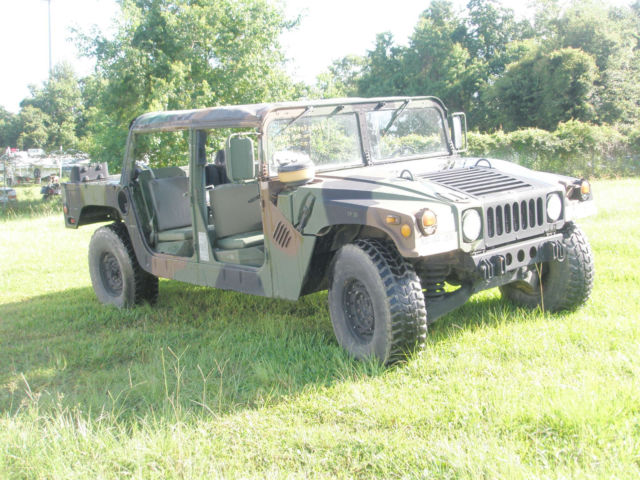Am General Humvee w/ soft Top 4x4 6.2L Diesel w/Truck Body Less Than 53k Miles 1987 Hummer humvee