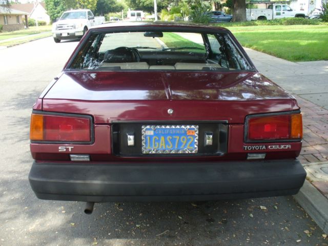 1983 Toyota Celica BURGUNDY - photo 7