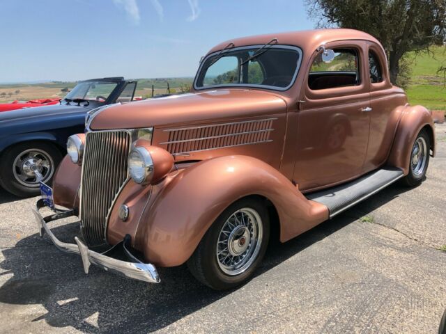 Amazing car for the $! A fraction of the cost of a decent 32, 33, 34 or 37 Ford! 1936 Ford Deluxe 5 Window Coupe - NO RESERVE!! Nostalgic, Corvair powered!