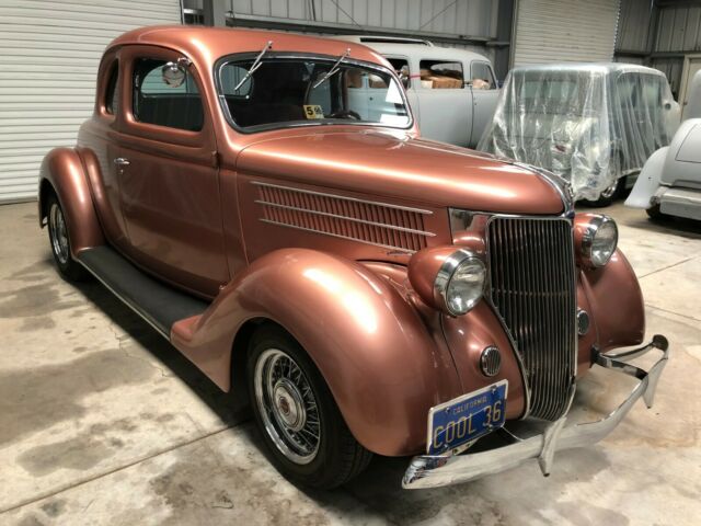 1936 Ford Deluxe 5 Window Coupe - NO RESERVE!! Nostalgic, Corvair powered! - photo 2