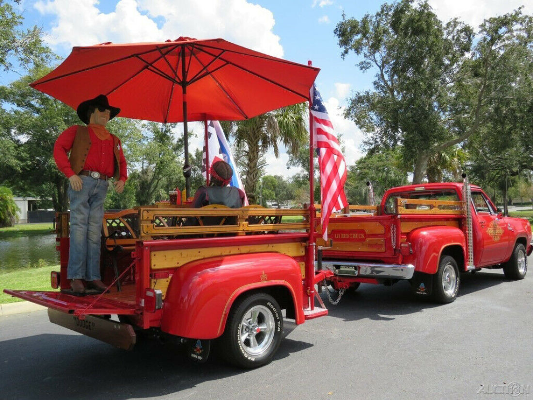 Amazing Condition! 1979 lil red with trailer, willy ,john Must See Factory A/C 1979 Dodge Lil' Red Express w/ Matching Trailer