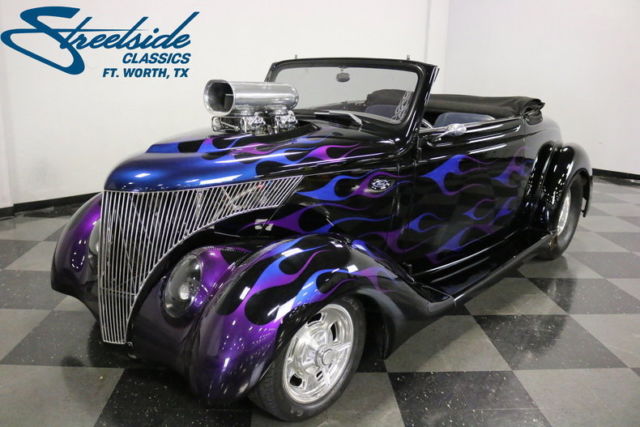AMAZING CUSTOM BUILD! STEEL BODY, TUBULAR FRAME, BUILT 514ci BLOWN V8, AWESOME!! 1936 Ford Cabriolet