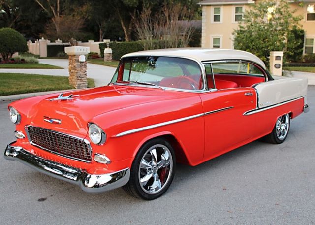 AMAZING LS1 POWERED RESTOMOD - 1955 Chevrolet Belair Hardtop - 150 MILES 1955 Chevrolet Bel Air/150/210 ROTISSERIE RESTOMOD - LS1 V-8 - 150 MI