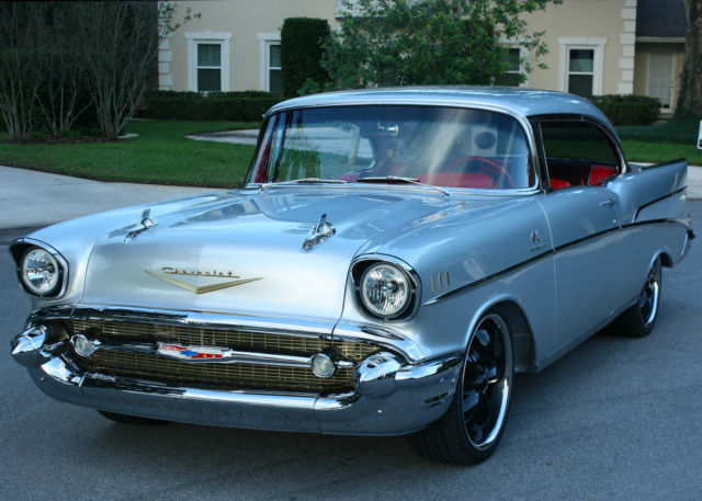 AMAZING LS1 POWERED RESTOMOD - 1957 Chevrolet Belair Hardtop - 100 MILES 1957 Chevrolet Bel Air/150/210 RESTORED RESTOMOD - LS1 V-8 - 100 MI