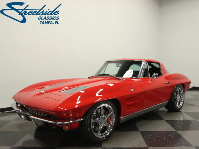 AMAZING SPLIT WINDOW, CUSTOM CHASSIS, LT4 V8, 700 R4, AC, LOOK UNDERNEATH, A++ 1963 Chevrolet Corvette Pro-Touring