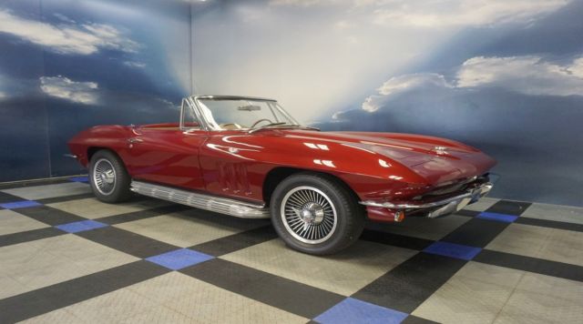 *AMAZING*1966 CORVETTE STINGRAY CONVERTIBLE MATCHING NUMBERS~BOTH TOPS~327~4SPD 1966 Chevrolet Corvette Stingray