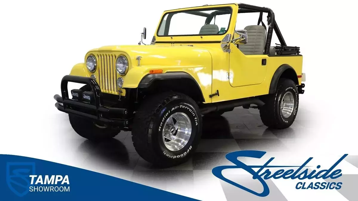 AMC 360 V8 TH400 AUTO FIBERGLASS TUB POWER FRONT DISC POWER STEERING REMOVALE SO 1976 Jeep CJ