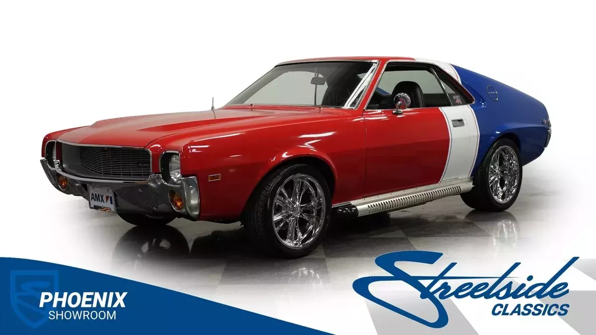 AMC AMX 390 V8 wilwood classic custom cruiser american 1968 AMC AMX
