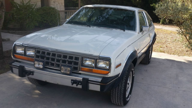 AMC SX4, SX-4, SX/4, 4x4, 4 Wheel Drive, 2.5l Iron Duke, T5 Transmission, 1982 AMC Eagle SX/4 DL