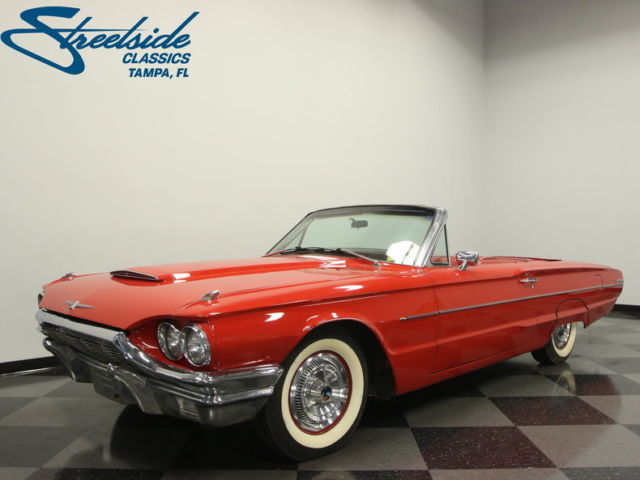 AMERICAN CLASSIC, Z-CODE 390 V8, PS, PB W/FRNT DISCS, PWR TOP, PWR WINDOWS, NICE 1965 Ford Thunderbird Convertible