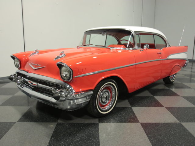AMERICANA AT ENTRY-LEVEL $$$, 350 V8, AUTO, DUALS, POWER BRAKES, SWEET HARDTOP! 1957 Chevrolet Bel Air/150/210