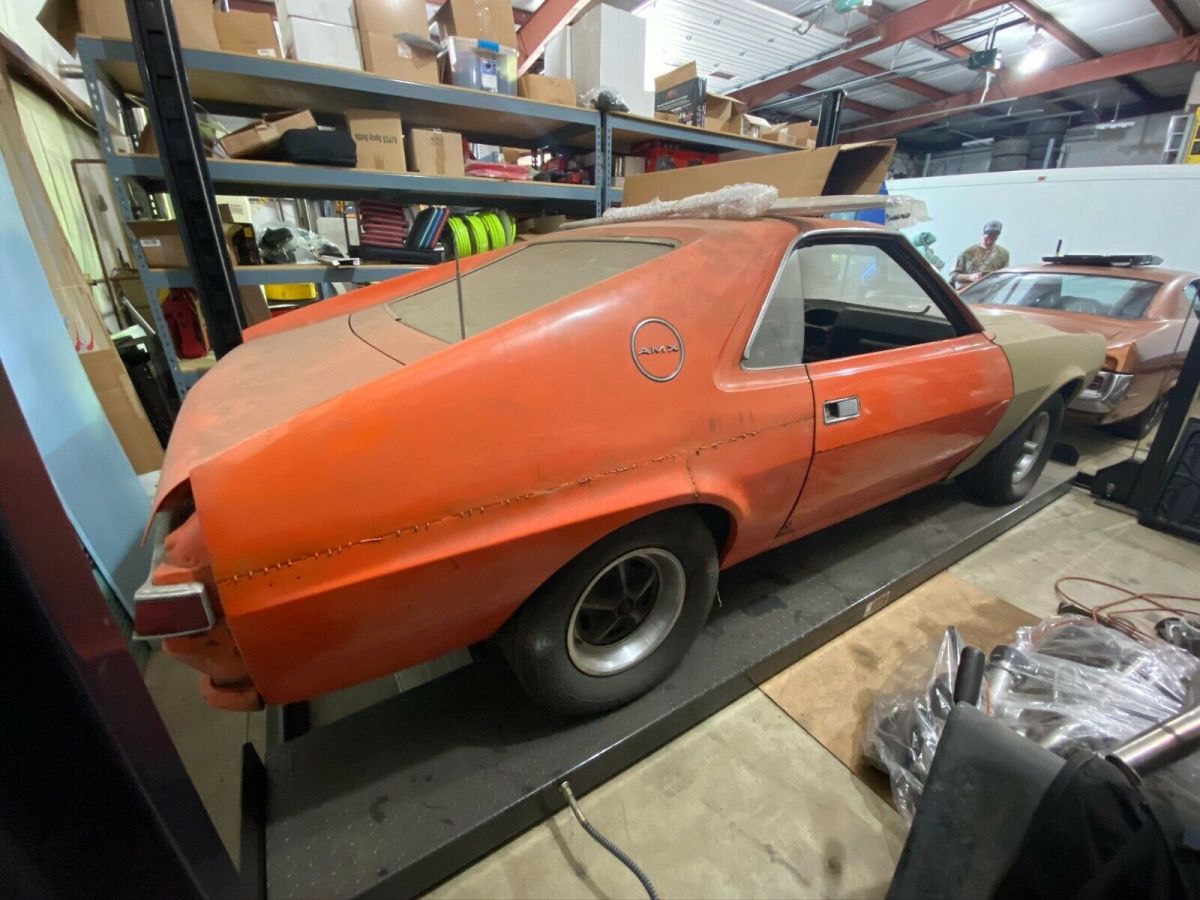 1969 AMC AMX AMX BBO BIG BAD ORANGE 390V8 4SPD 1 0F 283 REBUILT - photo 2