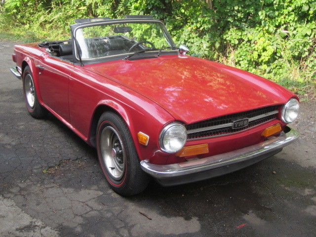 An excellent, rust free, perfect running car WITH overdrive 1973 Triumph TR-6