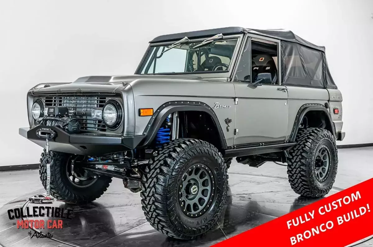 An extremely clean and well-built restomodded Bronco with upgrades galore! 1971 Ford Bronco RESTOMOD