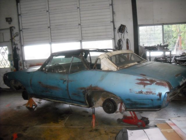 ANOTHER BARN FIND 1968 LEMANS INSIDE SINCE 1986 1968 Pontiac Le Mans CONVERTIBLE