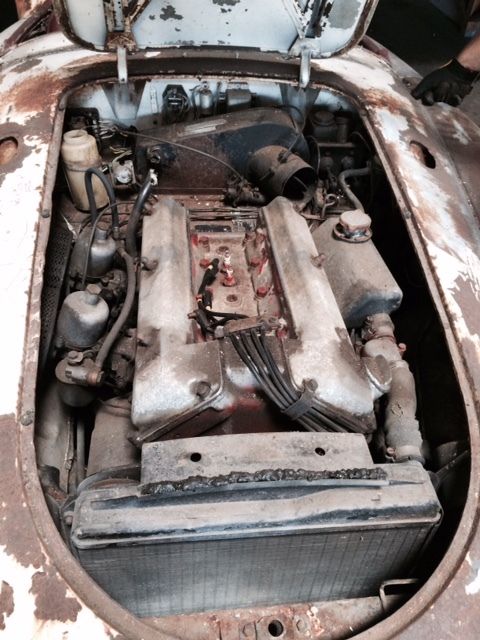 Another MGA twin cam roadster project by Auto Vintagery. Ugly but very solid ! 1959 MG MGA