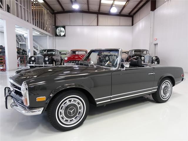 Anthracite over Black | Please "See full description" for more photos/info 1970 Mercedes-Benz 280 SL Roadster
