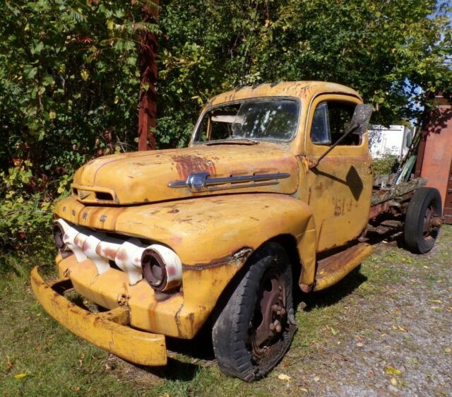 Antique 1951 Ford F-5 Classic Truck Rat Hot Rod Relic Farm Restore V8 Project 1952 Ford Other Pickups