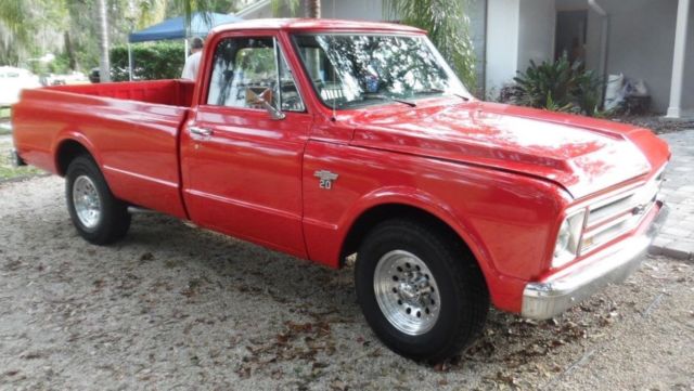 Antique 1967 Chevy C-20 Pickup Truck 3/4 Ton. w/ 202 Camel Back Heads. 1967 Chevrolet C/K Pickup 2500 Fleetside