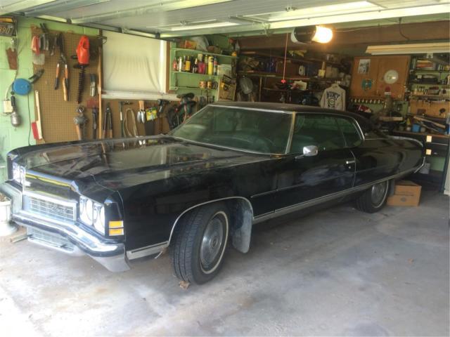 *ANTIQUE* 1972 CHEVROLET CAPRICE BLACK 2 DOOR HARD TOP 400 CU.IN. ENGINE 1972 Chevrolet Caprice