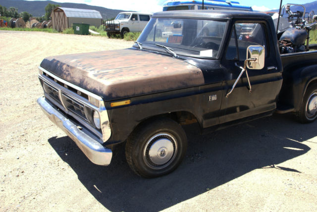Antique, Vintage, Truck.Pickup Rare collectible, short bed, stepside, Low Miles, 1976 Ford F-100 Standard,