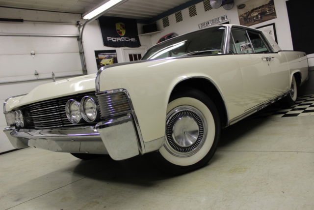 ARCTIC WHITE LINCOLN, LOW MILE SURVIVOR 1965 Lincoln Continental BASE