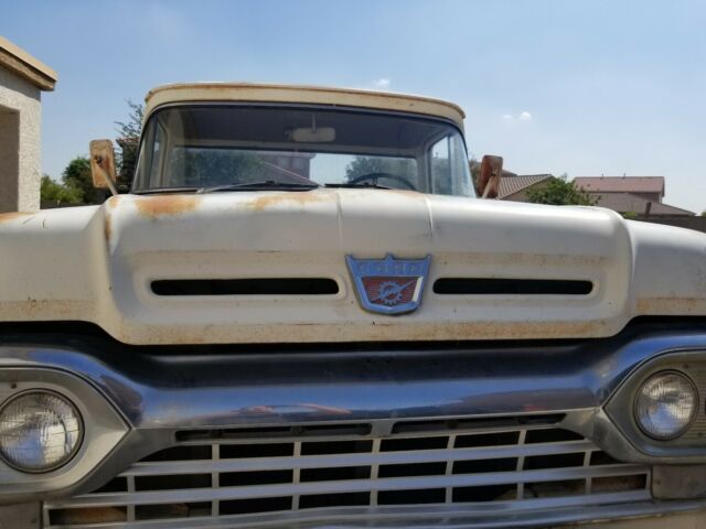 ARIZONA 1960 FORD F100 , CUSTOM CAB, SHORT BED, BIG WINDOW TRUCK PATINA 1960 Ford F-100