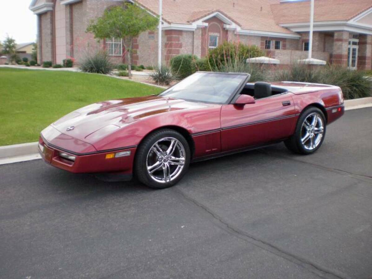Arizona convertible! 59,457 miles! 5.7L 350V8!! Late model Corvette chrome rims! 1987 Chevrolet Corvette Base 2dr Convertible