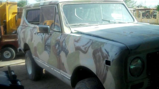 Arizona desert 1979 Scout II 1979 International Harvester Scout Rallye