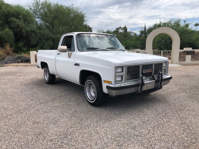 Arizona Original 1985 GMC C10 Sierra Square Body Factory Short Bed 1985 Chevrolet C-10 GMC Sierra Short Bed