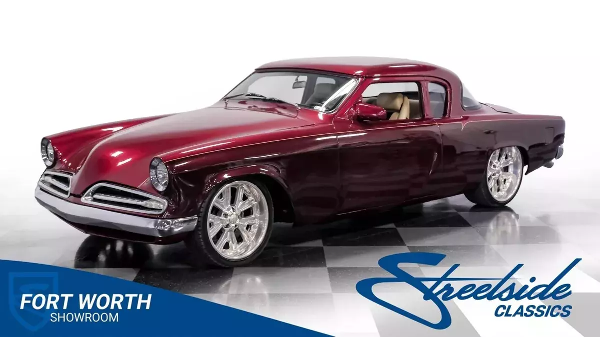Art Morison Chassis, Fuel Inj 454 Small Block V8, 6 Spd Auto, A/C, PS, PDB, Cust 1953 Studebaker Champion Restomod