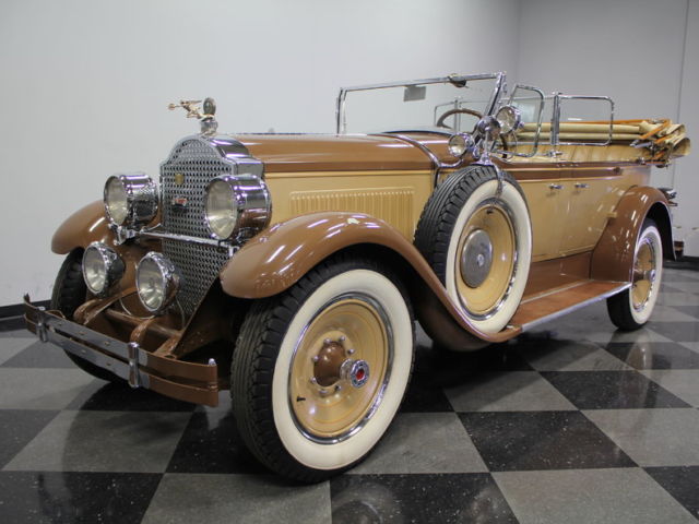 AS BUILT, 289 CID STRAIGHT SIX, 3 SPEED MANUAL, DUAL COWL, SIDE CURTAINS, RARE! 1928 Packard 526 Phaeton