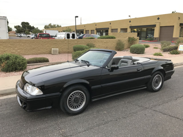 ASC McLaren GT Roadster RARE!! 1 of most rare fox body Mustangs out there. 73K! 1988 Ford Mustang ASC McLaren GT Roadster