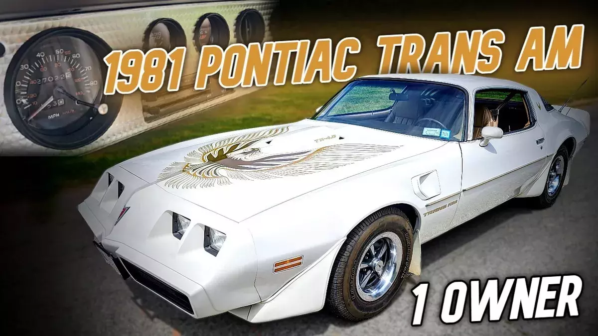 Astonishing One Owner 1981 Pontiac Trans Am For Sale~27k Orig Miles~A/C 1981 Pontiac Trans Am