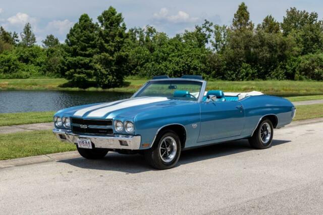 Astro Blue Color Code 25 Chevrolet Chevelle SS Convertible with 68581 Miles avai 1970 Chevrolet Chevelle Super Sport