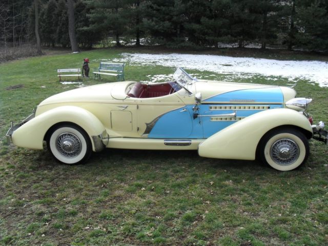 1936 Replica/Kit Makes Boat tail Speedster Auburn Boat tail Speedster - photo 7