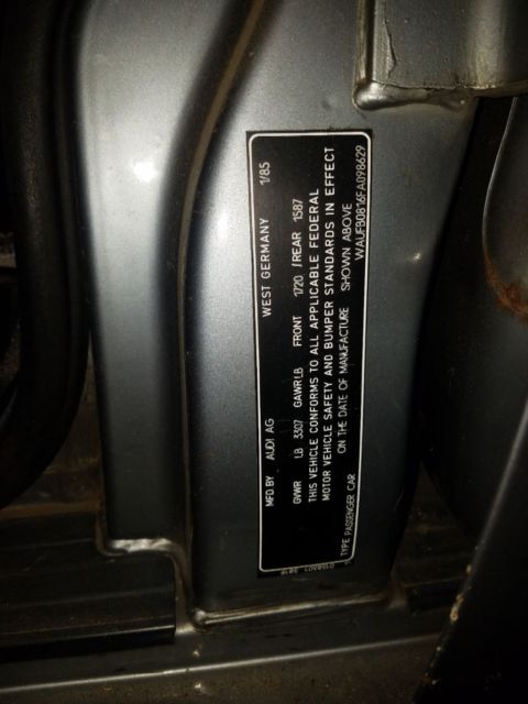 1985 Audi Other - photo 13