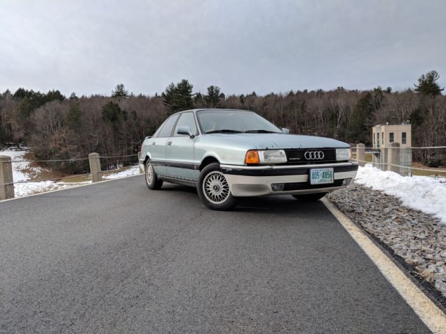 Audi 90 20V Inline-5 Quattro Snow Monster + Extra Engine, Panel, Bentley,Seats 1991 Audi 90 Sedan Quattro