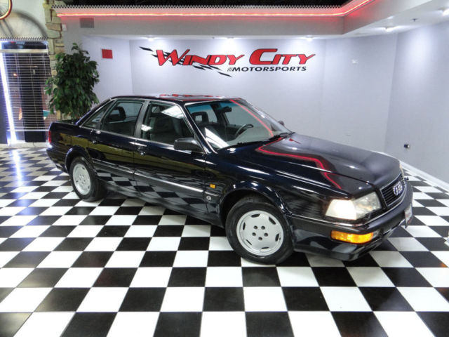 Audi V8 Quattro Luxury Sedan Only 63k Miles 2 Owners Well Maintained Gorgeous! 1990 Audi V8 Quattro 4dr Sedan