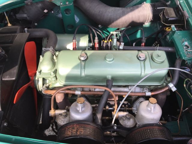 1954 Austin Healey 100 Green leather - photo 10