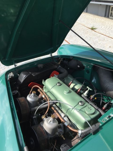 1954 Austin Healey 100 Green leather - photo 11